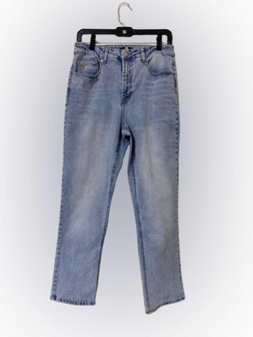 Frye Women’s High Rise Straight Leg Jeans Light Wash Stretch Denim Size 6 28